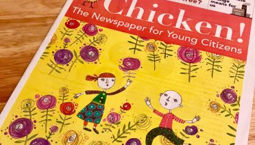 Chicken Newspaper cover