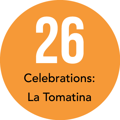 26 Celebrations: La Tomatina